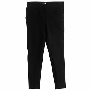 Betabrand Black Dress Pant Yoga Pants XL Cropped Pull-On Work Career Stretch